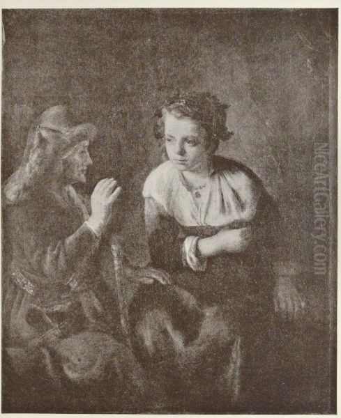 Vertumnus and Pomona Oil Painting by Cook collection