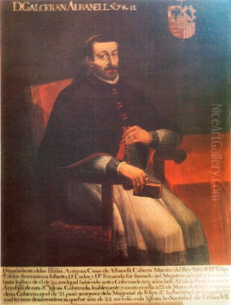 Portrait of Archbishop of Granada Galceran Albanell Oil Painting by unknown