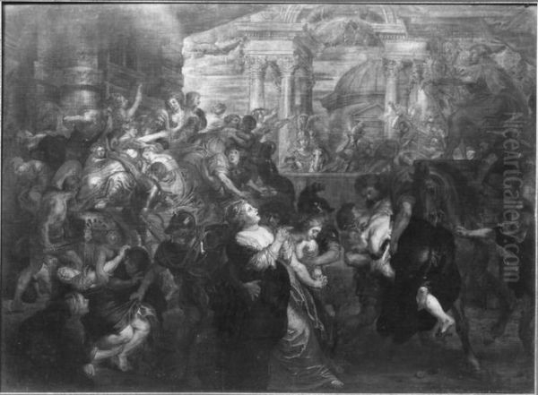 The Rape of the Sabines Oil Painting by Peter Paul Rubens