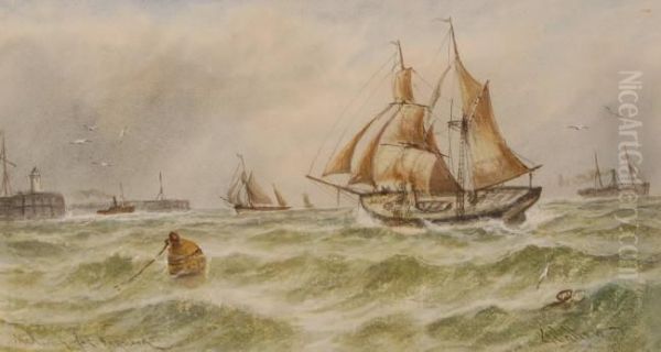 Making Forharbour Oil Painting by George D. Callow