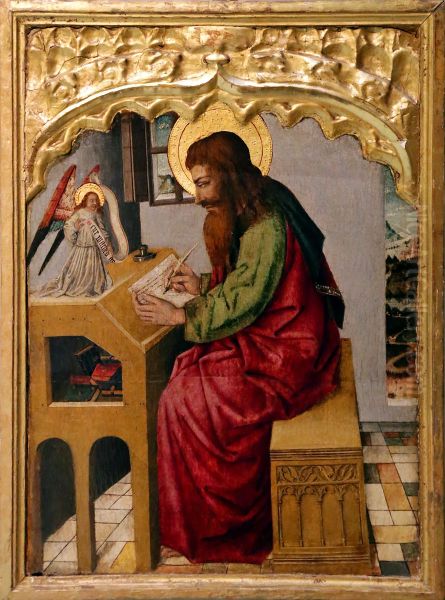 St Matthew the Evangelist Oil Painting by Juan Rexach