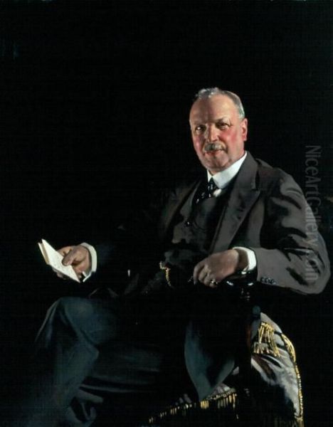 Sir Thomas Jaffrey, Bt Lld (Chairman, Aberdeen Art Gallery Com., 1928-51) by Sir William Orpen Oil Painting by William Orpen