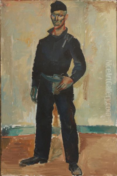 The Chimney Sweep Oil Painting by Bjarne Ness