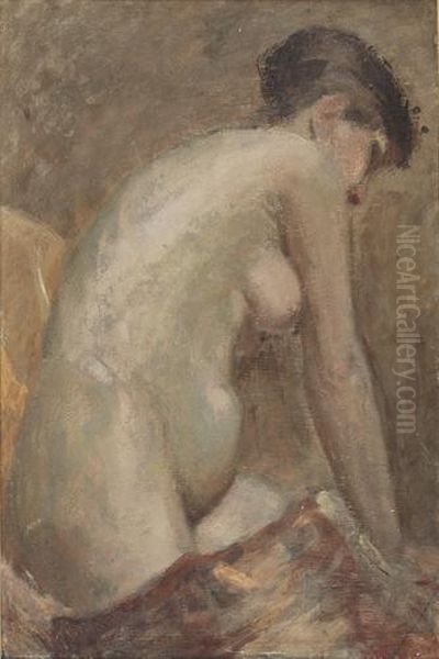 Nudo Oil Painting by Arturo Calosci