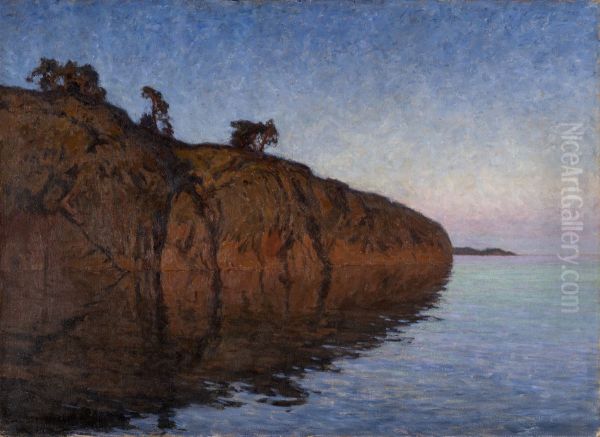 At Twilight Oil Painting by Gottfrid Kallstenius