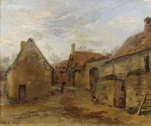 Orrouy, La Cote Du Jeu D'arc Oil Painting by Adolf Cals