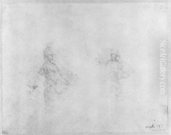 Pilgrimer fran Cythere Oil Painting by Jean-Antoine Watteau