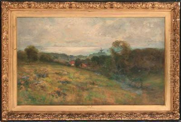 By Whitehorn, Hythe Oil Painting by Edwin Sherwood Calvert