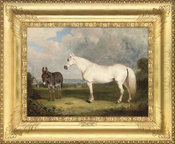 William Lamb's Mare Oil Painting by Henry Calvert