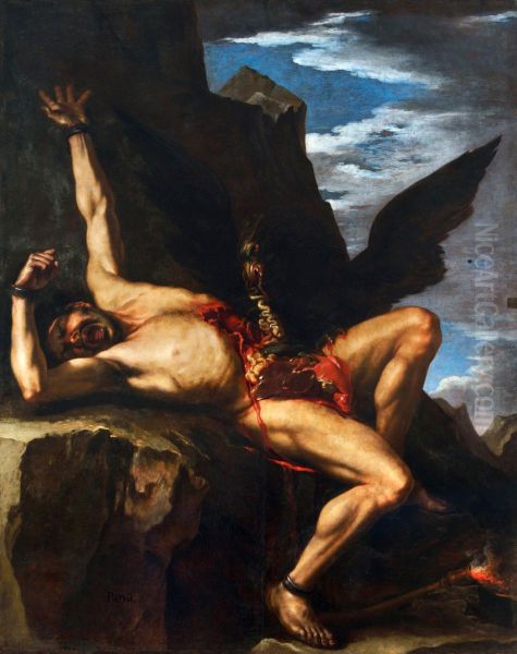 The Torture of Prometheus Oil Painting by Salvator Rosa