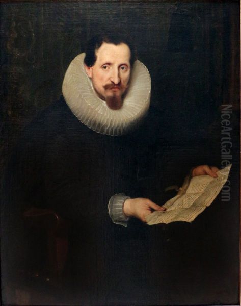 Portrait of Jan Roose Oil Painting by Cornelis De Vos