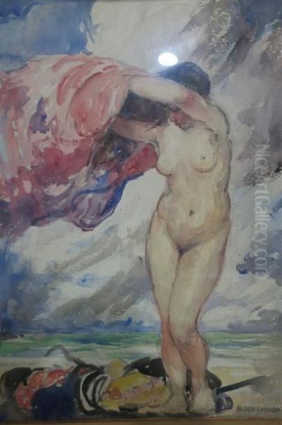 Le coup de vent Oil Painting by Fernand Allard L'Olivier