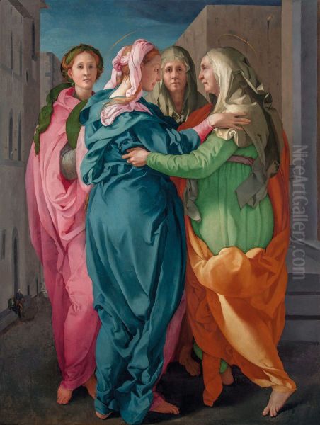 Visitation of Carmignano Oil Painting by Pontormo