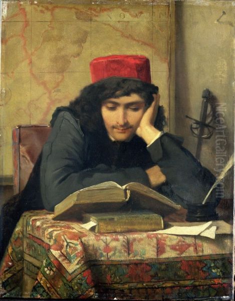 Der Leser Oil Painting by Ferdinand Heilbuth