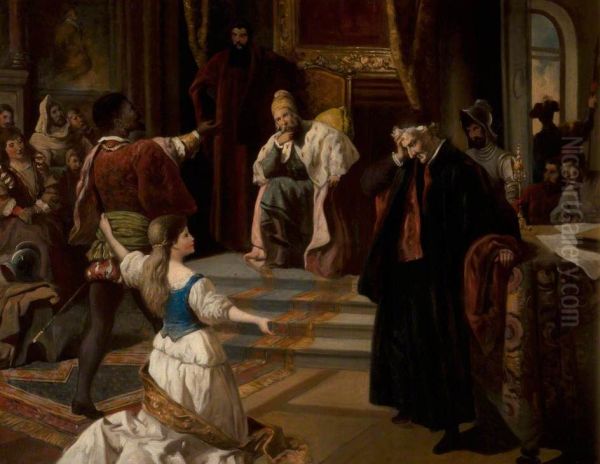 Scene from 'Othello' Oil Painting by The royal hospitals of the City of London