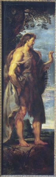 Saint John the Baptist Oil Painting by Peter Paul Rubens