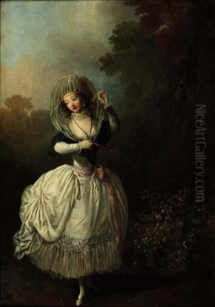 La Danseuse Oil Painting by Jose Camaron Y Boronat