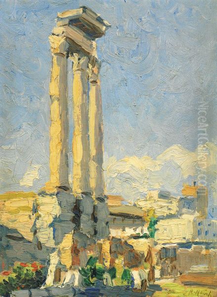 Le Temple de Castor et Pollux Oil Painting by Richard Heintz