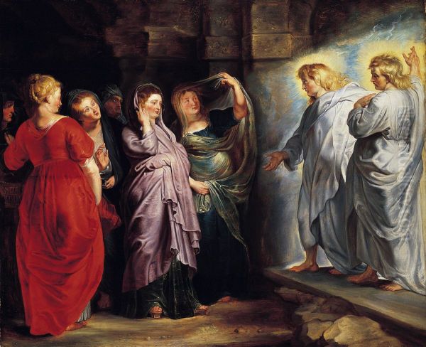 The Holy Women at the Sepulchre Oil Painting by Peter Paul Rubens