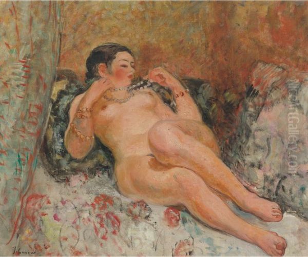 Nu allonge Oil Painting by Henri Lebasque