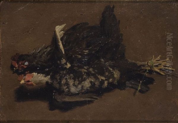 Two pheasants Oil Painting by Luigi Nono