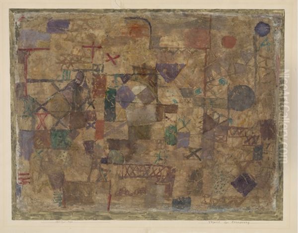 Carpet of Memory Oil Painting by Paul Klee