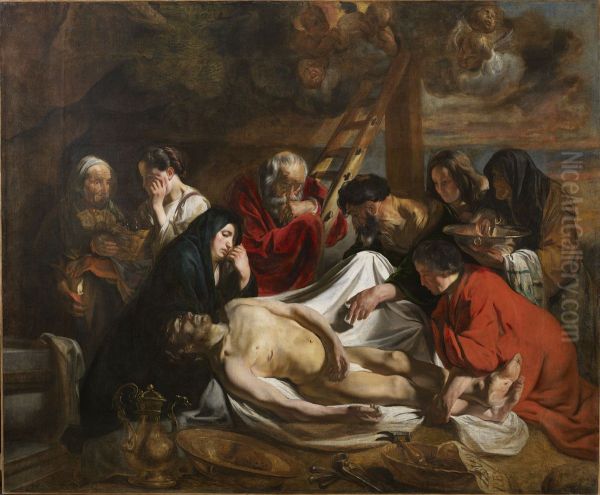 The lamentation Oil Painting by Jacob Jordaens