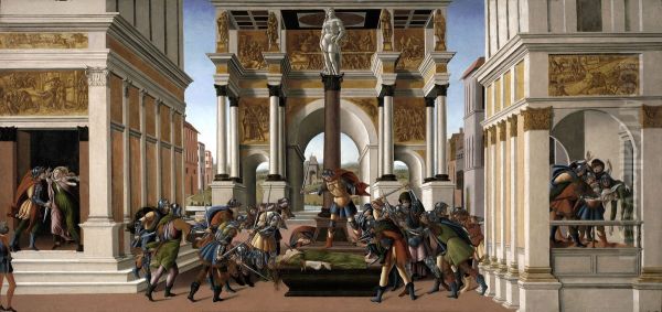 The Story of Lucretia Oil Painting by Sandro Botticelli