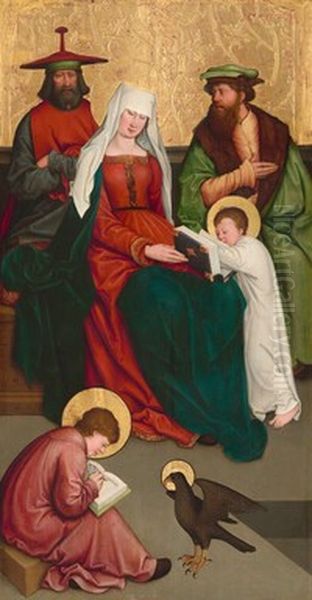 Saint Mary Salome and Her Family Oil Painting by Bernhard Strigel