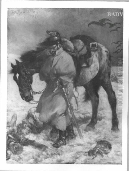 Soldier with horse, called 