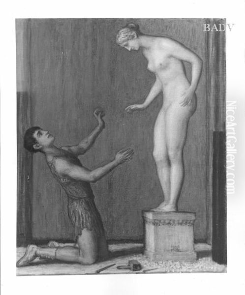 Pygmalion Oil Painting by Franz Stuck