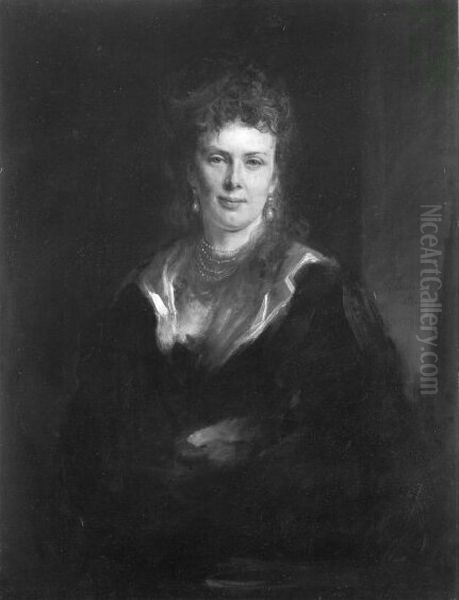 Portrait of Princess Wittgenstein Oil Painting by Franz von Lenbach