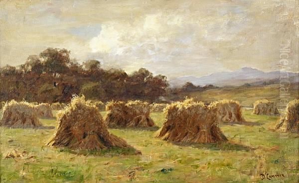 Sunshine On The Sheaves Oil Painting by Duncan Cameron