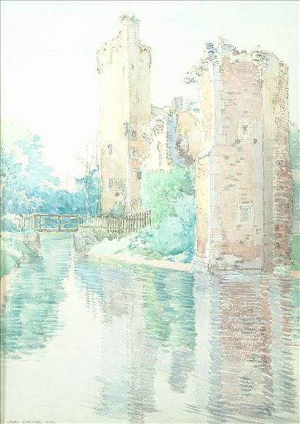 Caistercastle Oil Painting by John Cameron