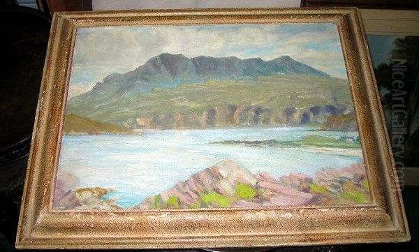 Rosshire Bay View Oil Painting by John Cameron