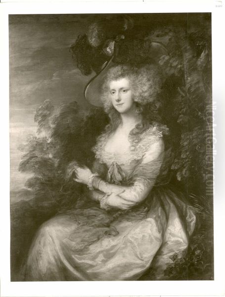 Portrait of Lady Hibbert Oil Painting by Thomas Gainsborough