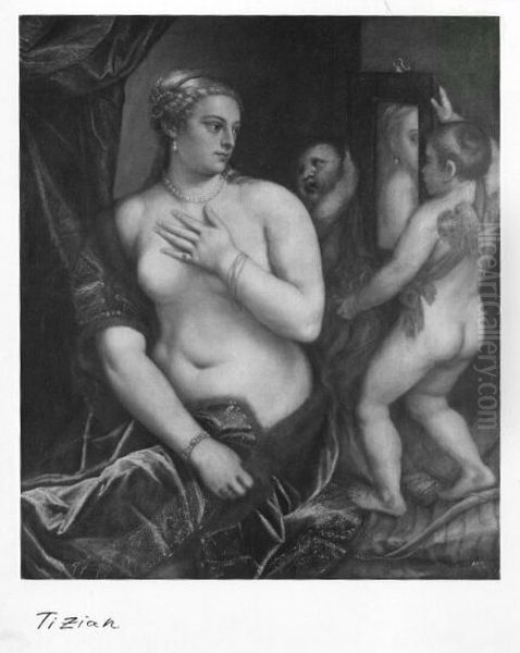 Toilet of Venus Oil Painting by Titian