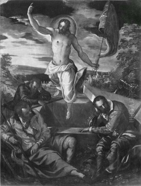 resurrection Oil Painting by Jacopo Tintoretto