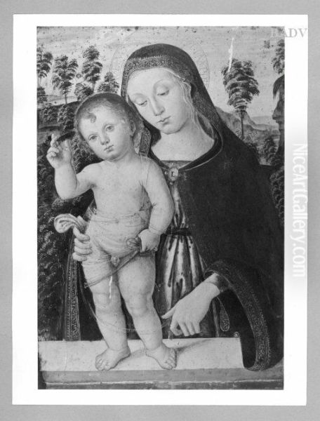 Madonna with child Oil Painting by Pinturicchio