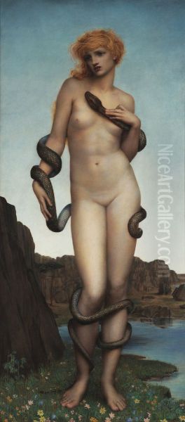 Cadmus and Harmonia Oil Painting by Evelyn de Morgan