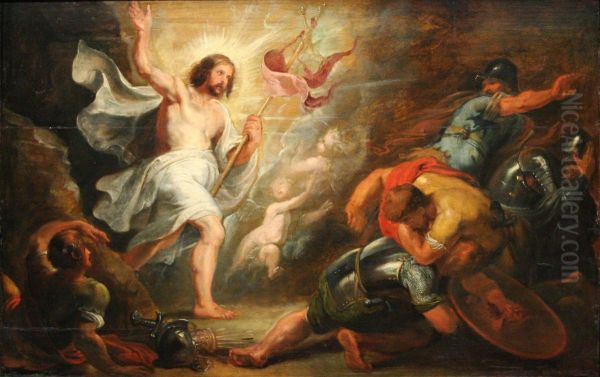 Resurrection du Christ Oil Painting by Peter Paul Rubens