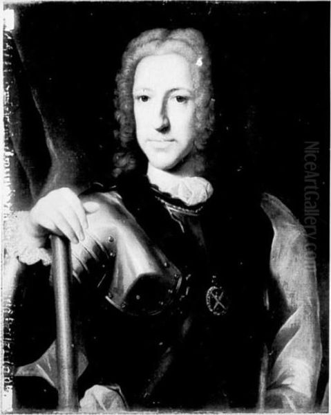 So-called portrait of Charles III Philip, Elector Palatine Oil Painting by Adriaen Van Der Werff