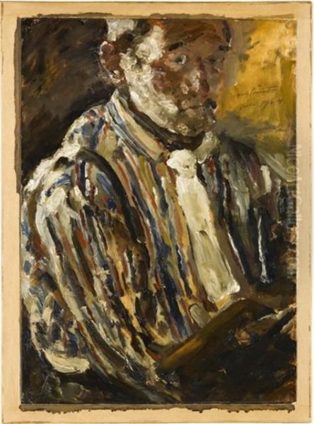 Selbstportrat Oil Painting by Lovis Corinth