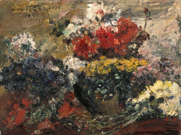 Herbstblumen Oil Painting by Lovis Corinth