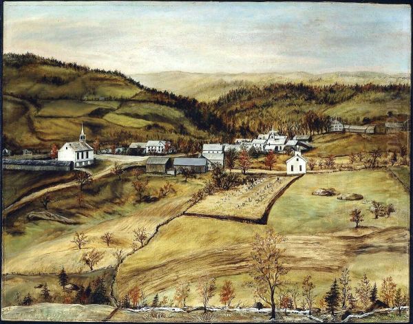 Buckland, Massachusetts Oil Painting by unknown