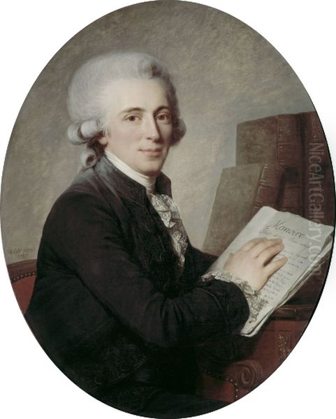 Antoine-Omer Talon (1760-1811), marquis du Boulay et de Tremblay-le-Vicomte Oil Painting by Antoine Vestier