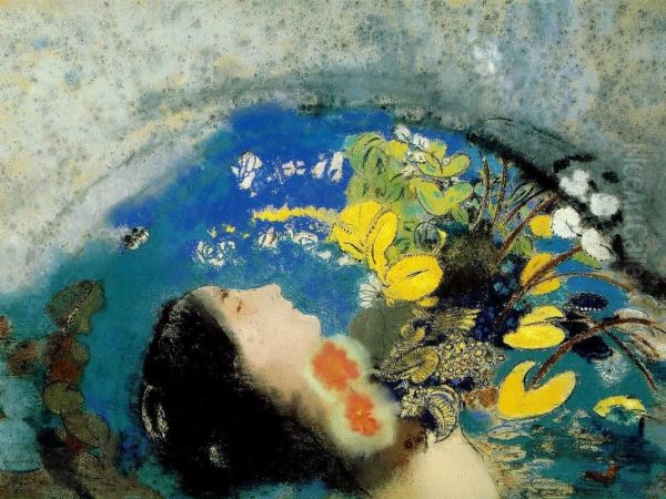 Ophelia Oil Painting by Odilon Redon