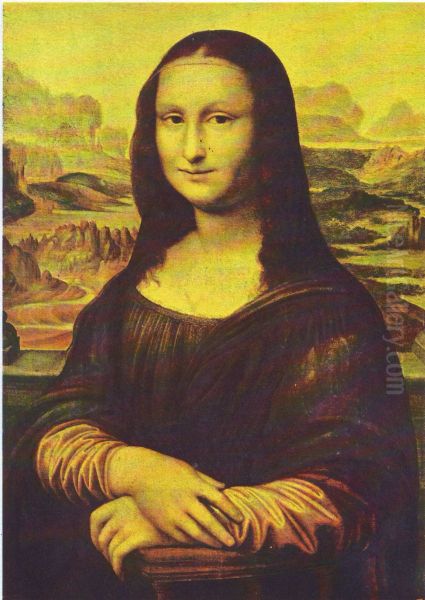 Mona Lisa (Italian Parliament) Oil Painting by Bernardino Luini