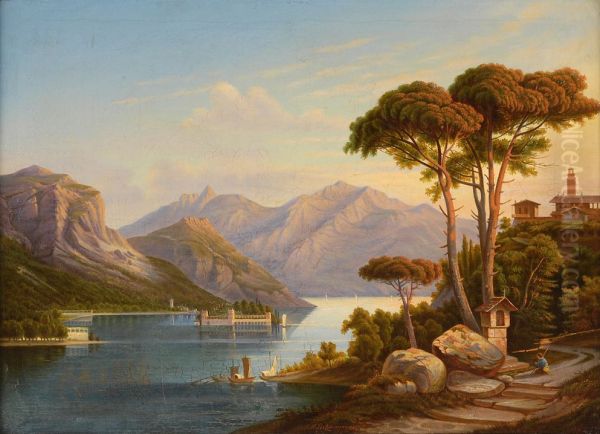 Isola Bella, Lago Maggiore Oil Painting by unknown