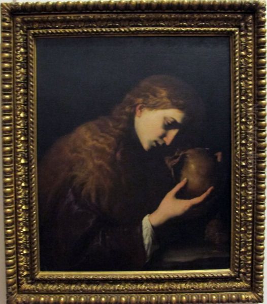 Penitent Magdalene Oil Painting by Jusepe de Ribera